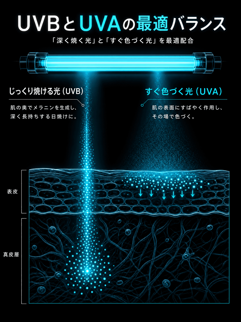 光の配合バランス